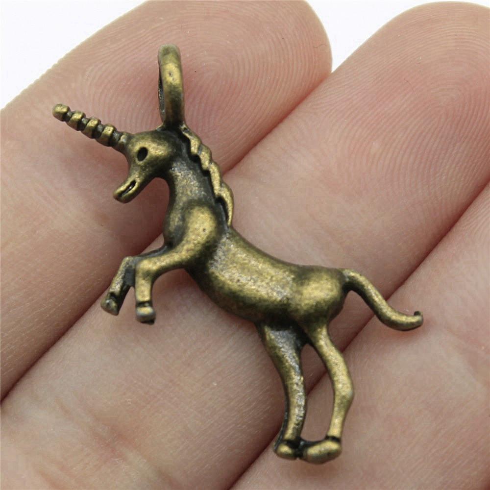 Unicorn Charms Pendant Ladies' Jewelry Bulk Vintage Decorations
