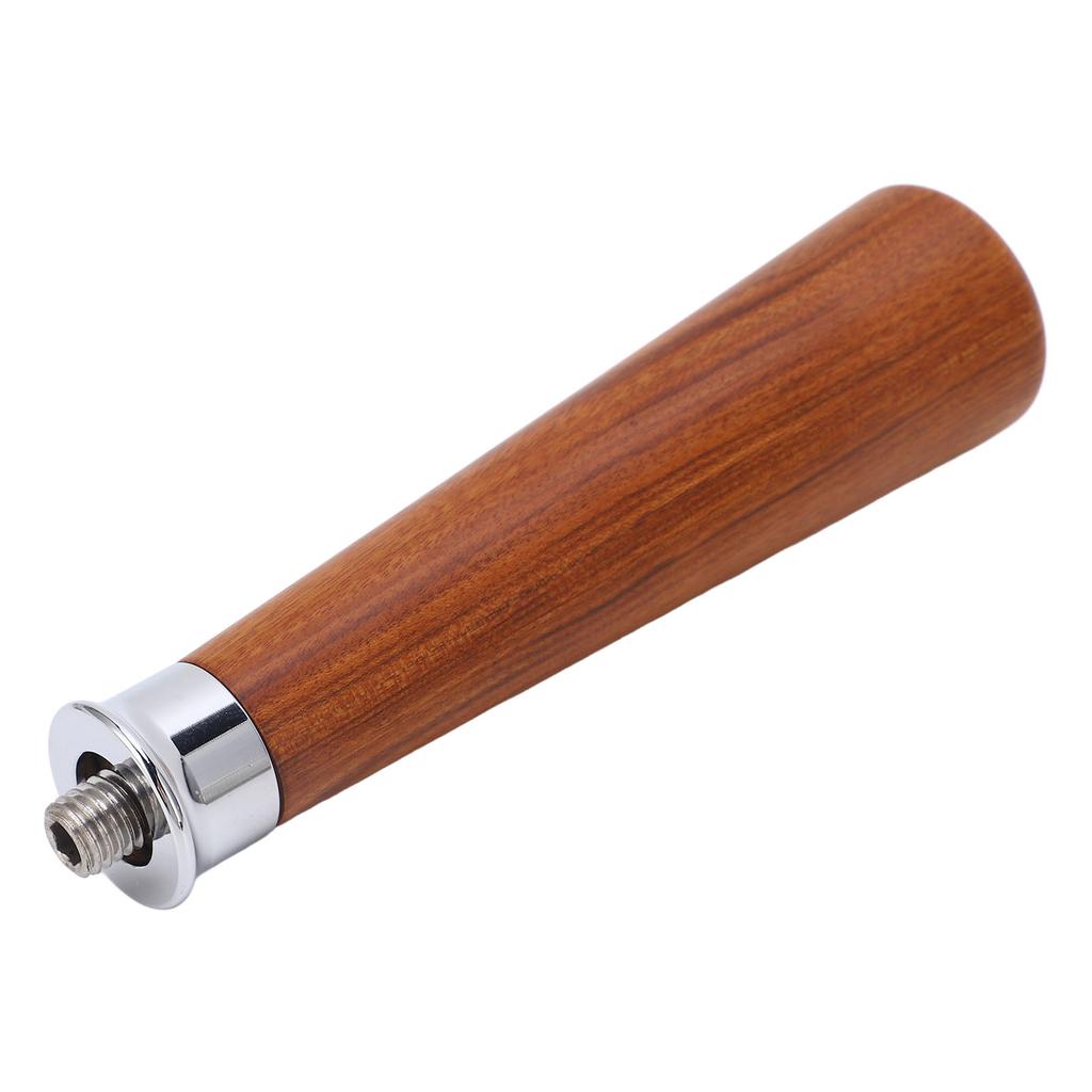 M10 Thread Coffee Filter Replacement Handle Red Rosewood Handle for Coffee Portafilter Flat Bottom