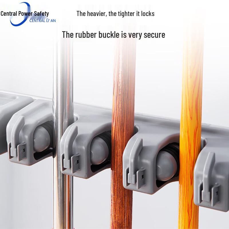 Zhonghuan Li'an Stainless Steel Mobile Mop & Broom Holder