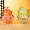 Handcrafted Calabash Lantern Handheld Chinese New Year DIY Luminous Flower Light for Mid-Autumn Festival Hanfu Cosplay Wedding Decor