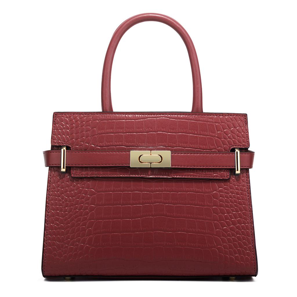 Mother's Day gift for mom: handbag for middle-aged women, 2024 autumn and winter new model, elegant soft leather wedding handbag