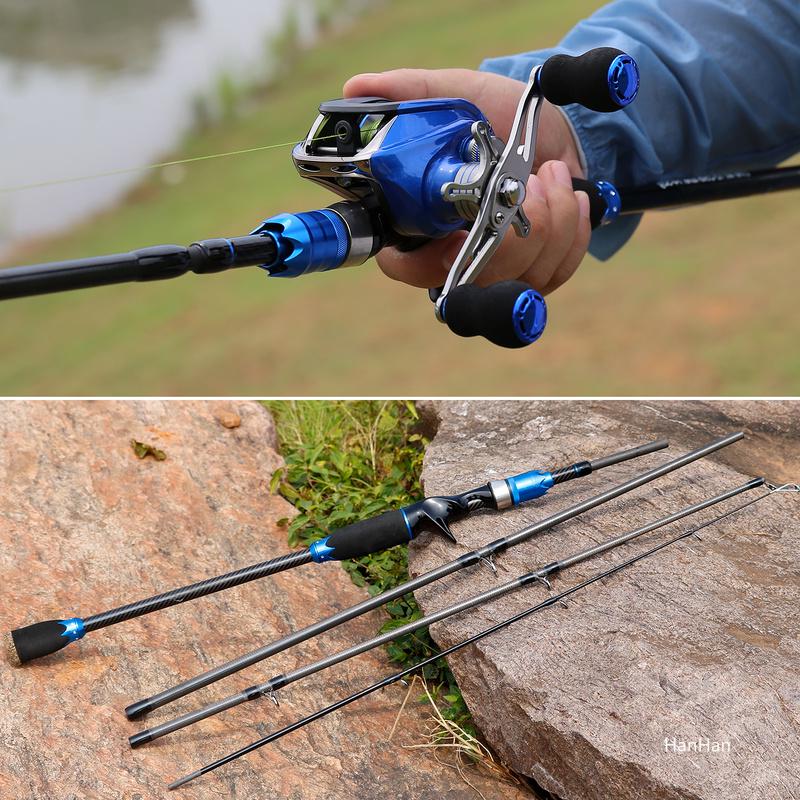 Удочки 1,8 м 2,1 м, спиннинговая удочка, портативные дорожные удочки для пресной воды, соленой воды