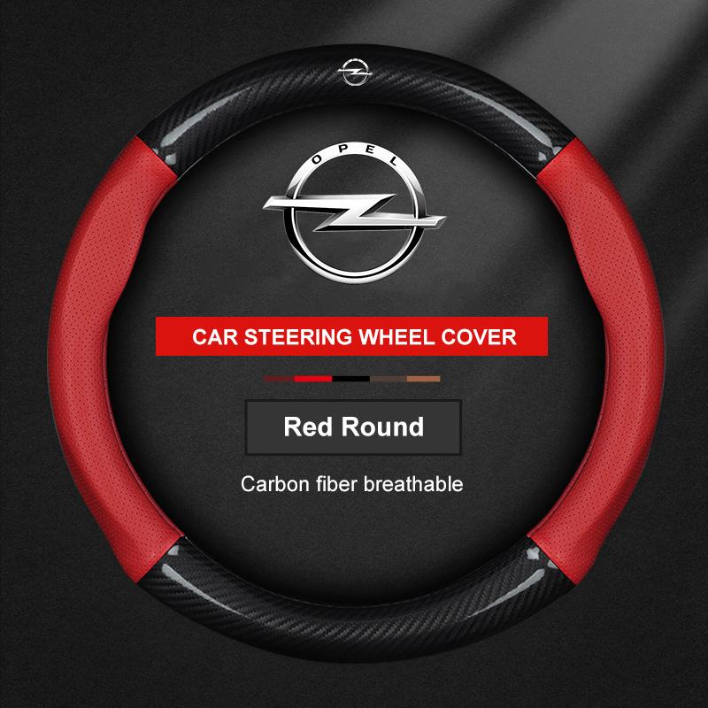 Чехол на руль автомобиля для Opel OPCline Astra Corsa Grandland Insignia Mokka Vectra GTC Tigra Vivaro Zafira Автоаксессуары Kr8
