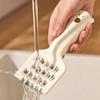 2Pcs Vegetable Cutter Multifunctional Hand Peeler Cutter Tool, Stainless Steel Blade Vegetable Slicer with Easy Grip Clog-Free Grate Design Kitchen
