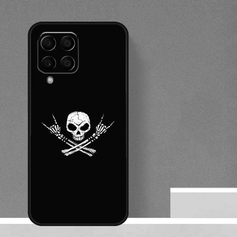 Чехол-череп в стиле Рок-н-ролл для Samsung Galaxy M23 M20 M32 M52 M56 M16 M36 M54 M34 M14 M35 M55 M15 M11 M31 M13 M53