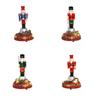 Christmas Nutcracker Statue with Light and Music for Shelf Indoor Bedroom