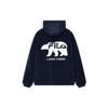 Fila Мужские бархатные куртки дымчато-синие с капюшоном умеренной длины F11M249923F-DB