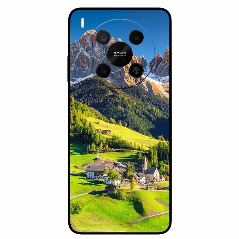 For ZTE Blade V70 Max Case Lion Cat Black Soft Silicone Fashion Phone Cases For Nubia V70 Max Protective TPU Coque Blade V70 Max