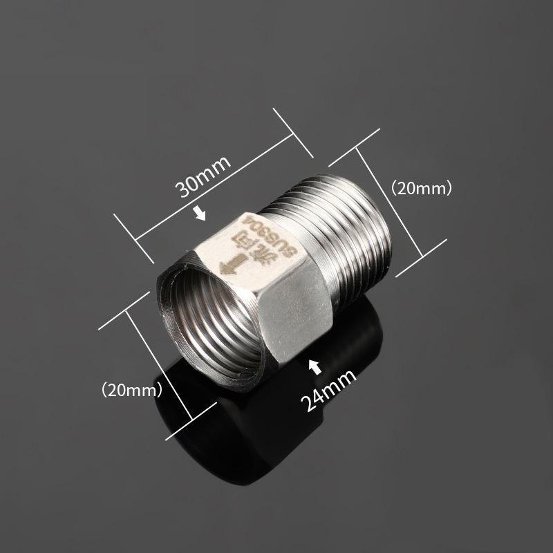 Male Female Check Valve One Way Non-Return Valve Water Heater Toilet Water Pipes