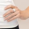 Bague - PERLINEA - Véritable Perle de Culture 9-10 mm - Argent 925 - Rose Naturel - Femme