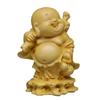 Удача Семь Богов Счастья Украшение Майтрейя Бодхисаттва Резьба по дереву Статуя Будды Мини Украшение Премиум Натуральный Самшит Резьба по дереву Денежная Удача
