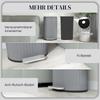 30L Metal Kitchen Bin, with Soft-Close Lid - Grey