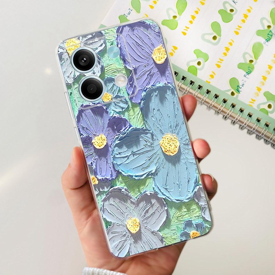 For Xiaomi Redmi Note 13 Pro 4G Case Fashion Leopard TPU Silicone Soft Fundas For Xiaomi Redmi Note 13 Coque on Note13 4G Bumper