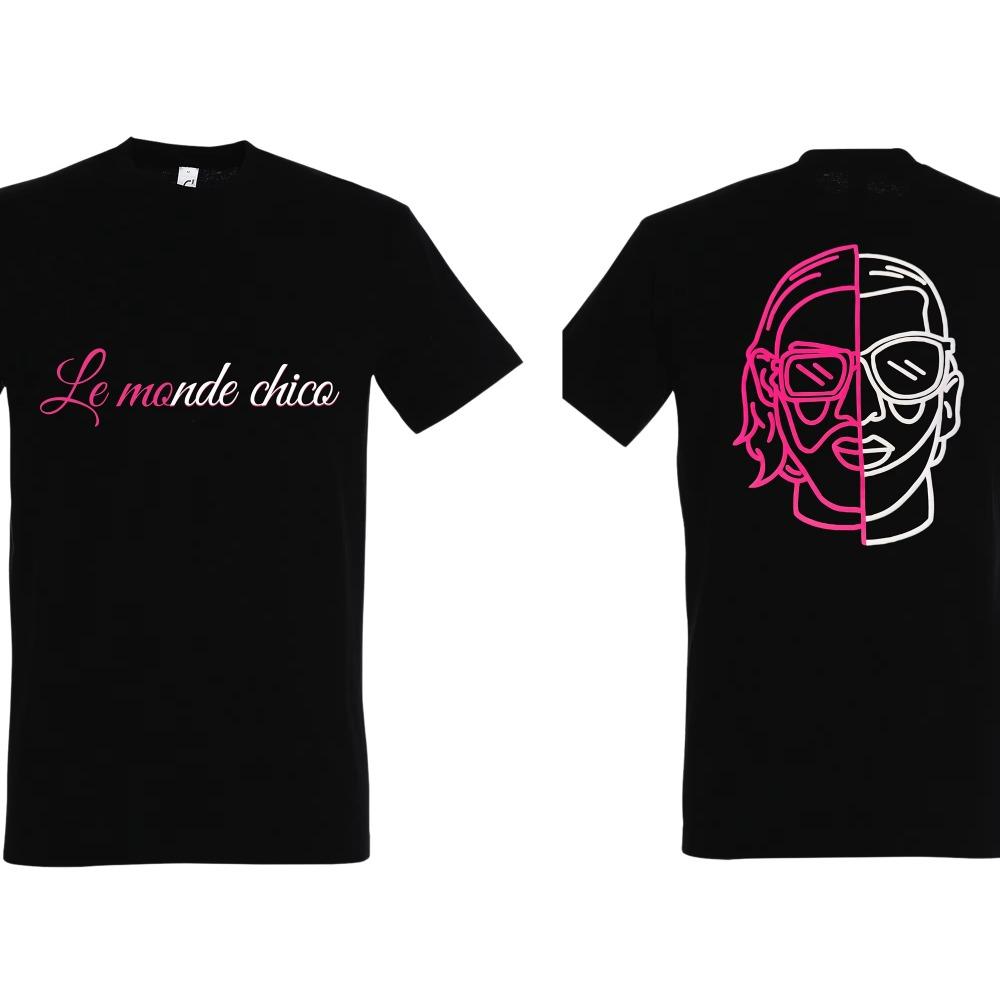 Мужская футболка Le Monde Chico Альбом PNL Французский рэпер Графический принт Футболка Мужская Хип-хоп мода Футболка с коротким рукавом Уличная одежда