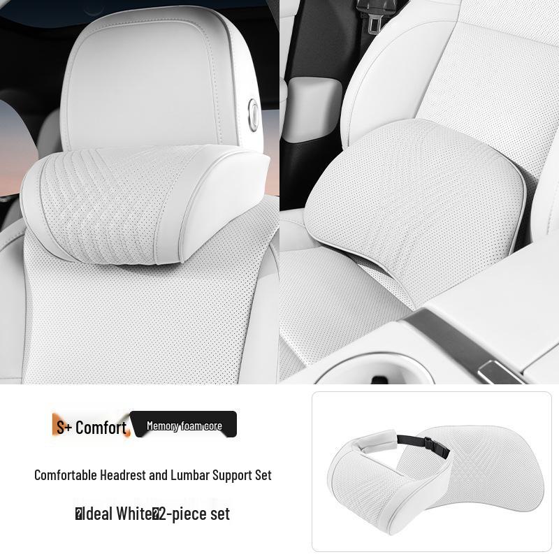 Zeekr 007/001 Car Headrest: Lumbar & Neck Support Pillow - All-Season Breathable Interior Decor