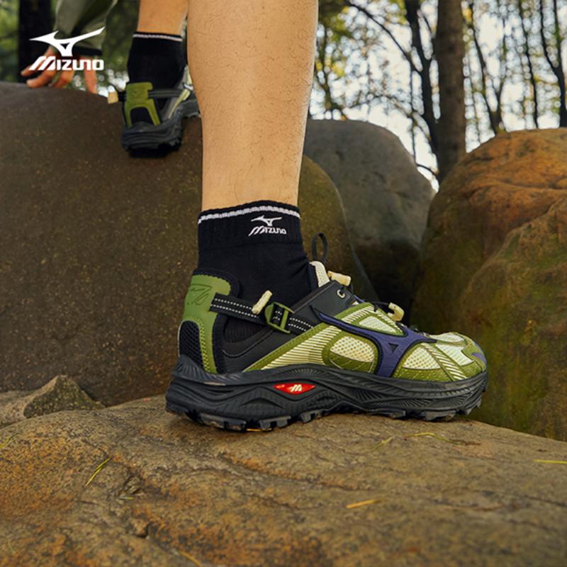 Mizuno Кроссовки Racer Trail Se 'Черный Зеленый Синий' D1GH241901