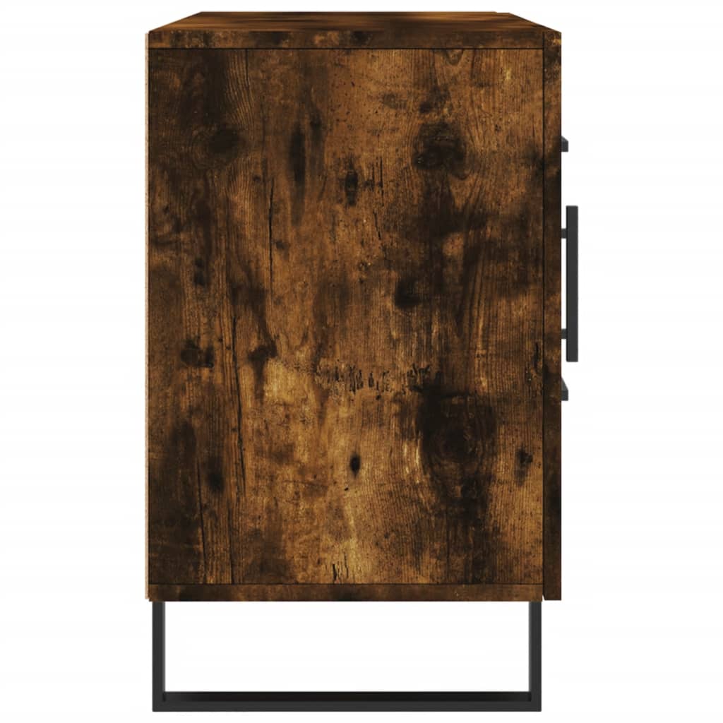 Sideboard Smoked Oak 100x36x60 cm Particleboard