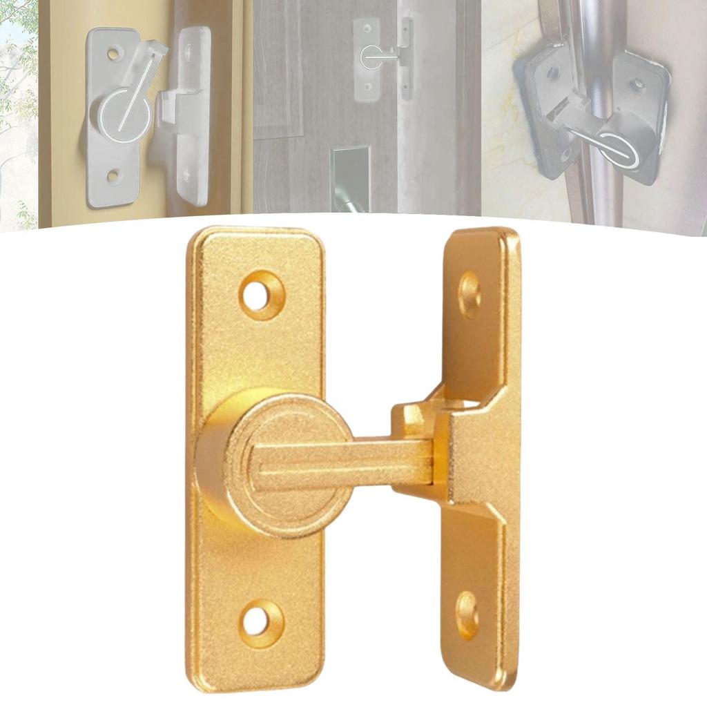 Barn Door Latch Zinc Alloy 90 Degree Room Door Latch Durable Sliding Lock Gate Latch for Shed Barn Outdoor Bedroom Window
