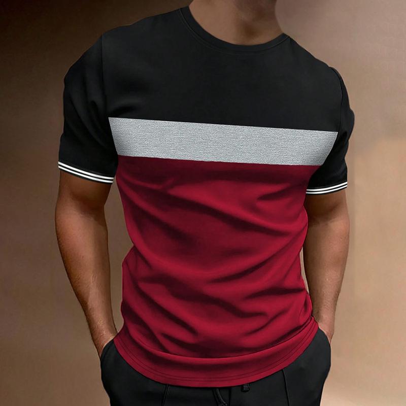 2025 Мужская футболка с 3D-принтом, красивая повседневная футболка с коротким рукавом, уличная мода, легкая мягкая мужская одежда для верха