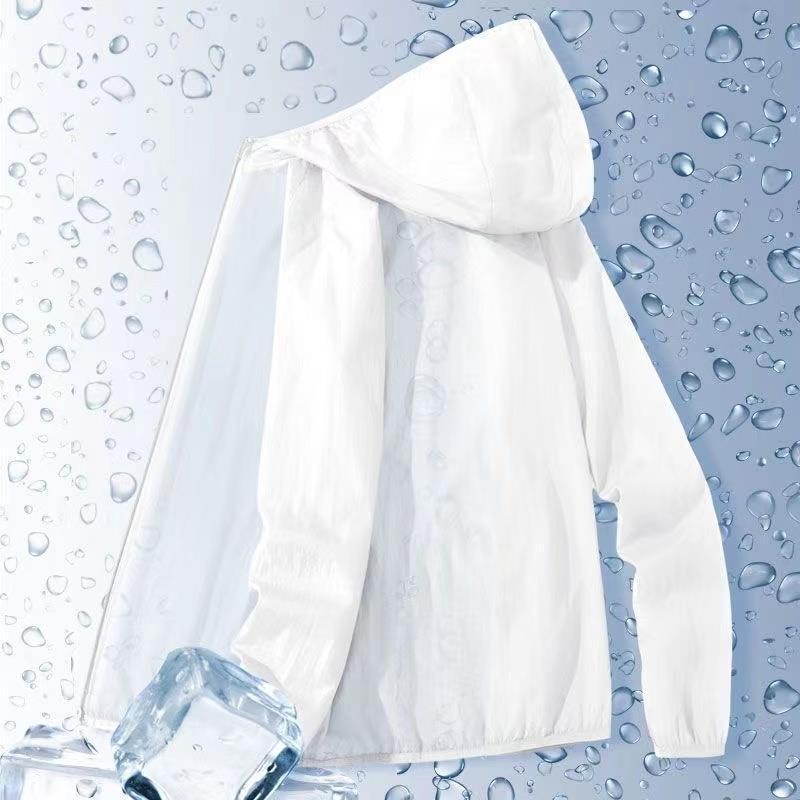 Мужская куртка Ice Silk UV Protection большого размера - дышащее летнее пальто