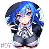 3D коврик для мыши Roxy Migurdia Стерео коврик для мыши Oppai Грудь M_Mushoku T_Tensei Аниме Силиконовая подставка под запястье Пакет Коврик для игровой мыши