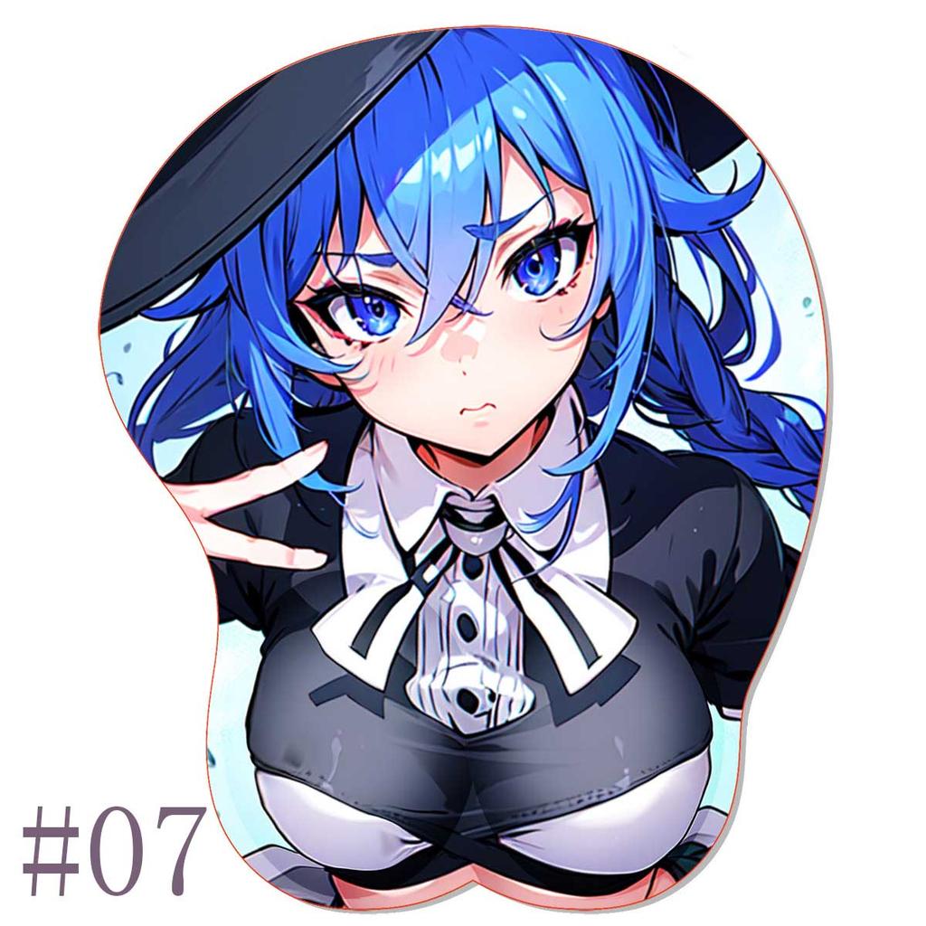 3D коврик для мыши Roxy Migurdia Стерео коврик для мыши Oppai Грудь M_Mushoku T_Tensei Аниме Силиконовая подставка под запястье Пакет Коврик для игровой мыши