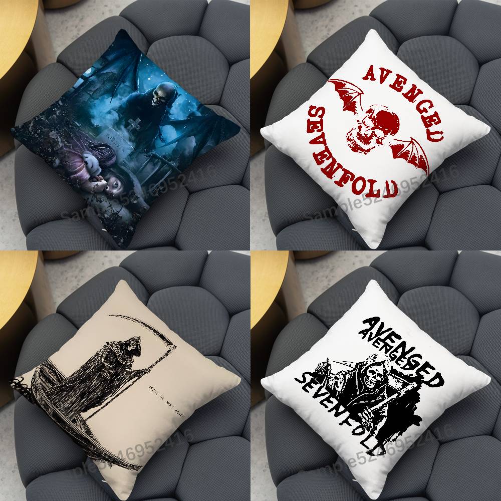 AAvenged Sevenfold AX Квадратная Наволочка Подушка Диван Спальня Гостиная Спинка Различные Размеры Моющиеся Чехлы
