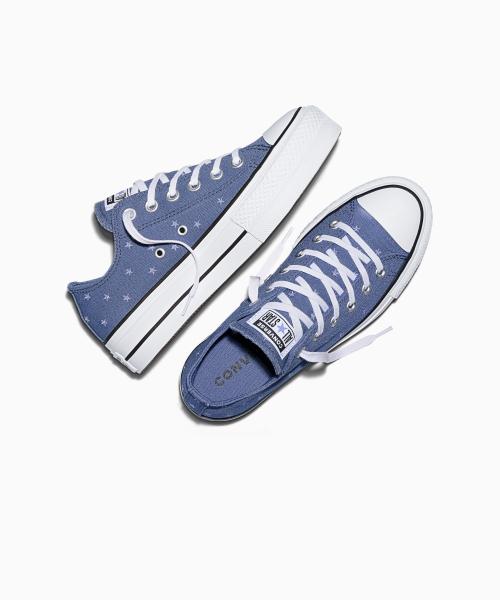 [Converse] Chuck Taylor All Star Lift Embroidered Stars Indigo Storm (A16114C)