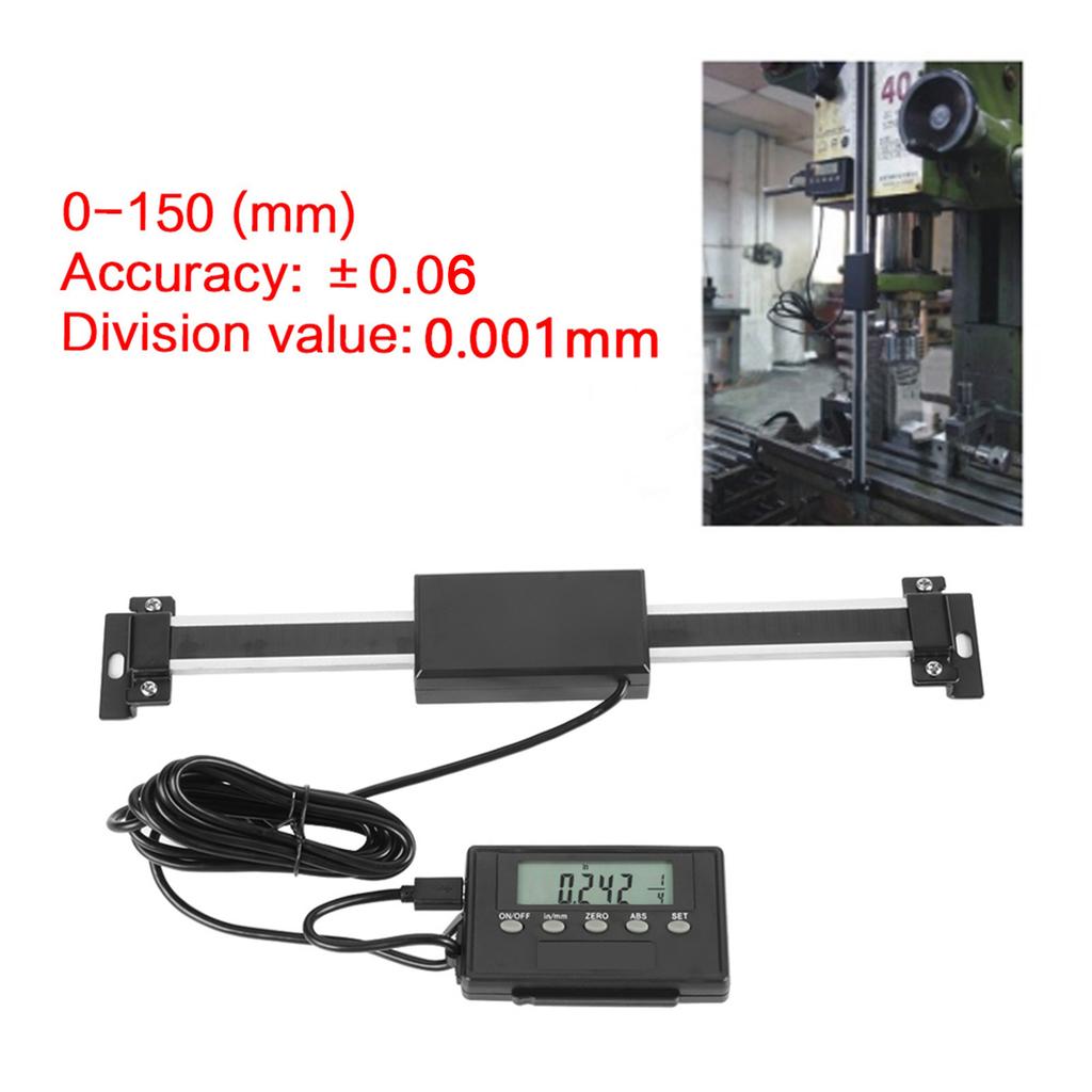 0‑150mm Digital Readout DRO Remote LCD for Milling Machines or Lathes Digital Table Readout Digital Readout Linear Scale