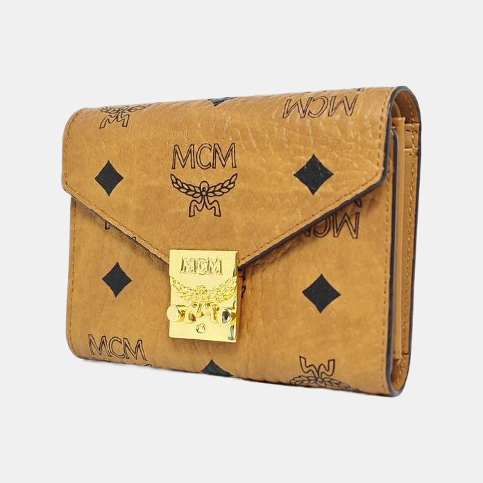[Pre-Owned] Patricia Visetos Monogram Print Faux Leather Wallet - Excellent #1QP4BQG