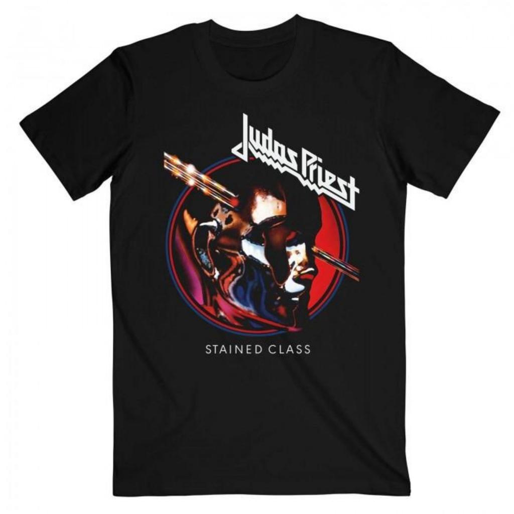 Unisex футболка для взрослых Judas Priest с витражным кругом