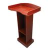 Подиумная стойка красного сандалового цвета, современный минималистский устойчивый кафедральный стол для конференц-зала