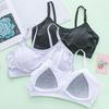 Girls Cotton Training Bra Puberty Underwear Wireless Teenager Sport Bra for 8-16years