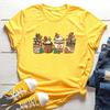 Christmas Coffee Tshirt Christmas SnowUnisex Cookies Graphic Tee Vintage Worker Winter SnowUnisex Xmas Shirt Latte Coffee Lover Gift