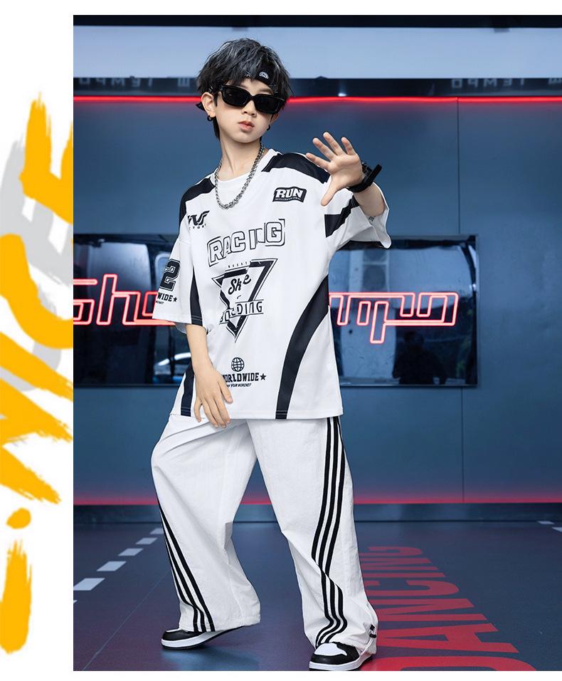 Hip Hop Kids' Fashion: Trendy Boys & Girls Dance T-Shirt for Spring/Summer