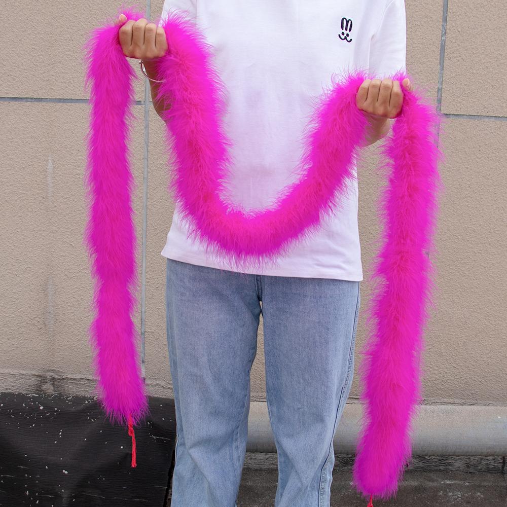 2M Turkey Marabou Feather Boa 11-50g for Scarf Clothing Christmas Tree Decor Shawl Craft Costume Wedding Dress Plume Accessories