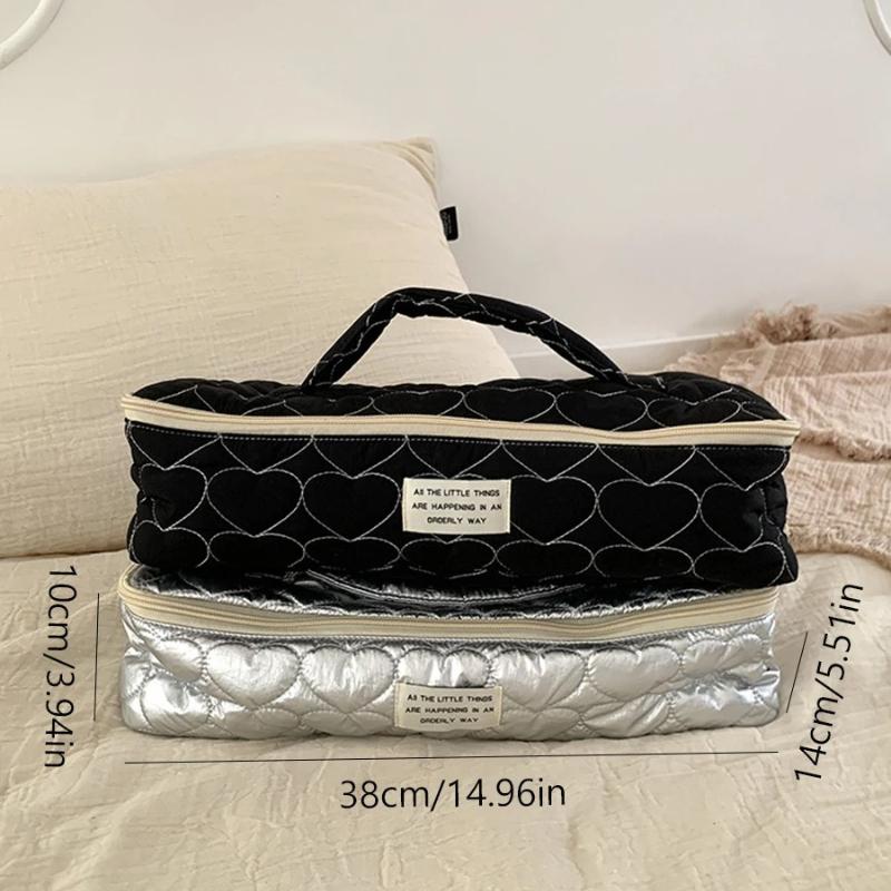 BEPAN Large Capacity Hair Dryer Storage Bag Hair Curling Iron Straightener Storage Case Hair Tools Pouch Hairdressing Tools Organizer