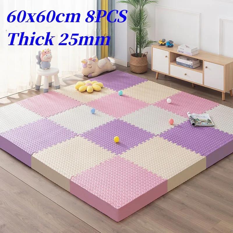 Татами 60x60 Поролоновые Коврики-Пазлы Коврик для Игр Малыша Коврик для Активностей Малыша Коврик для Игр Малыша Коврик-Пазл Игровые Коврики Коврик для Малыша Напольный Коврик для Малыша
