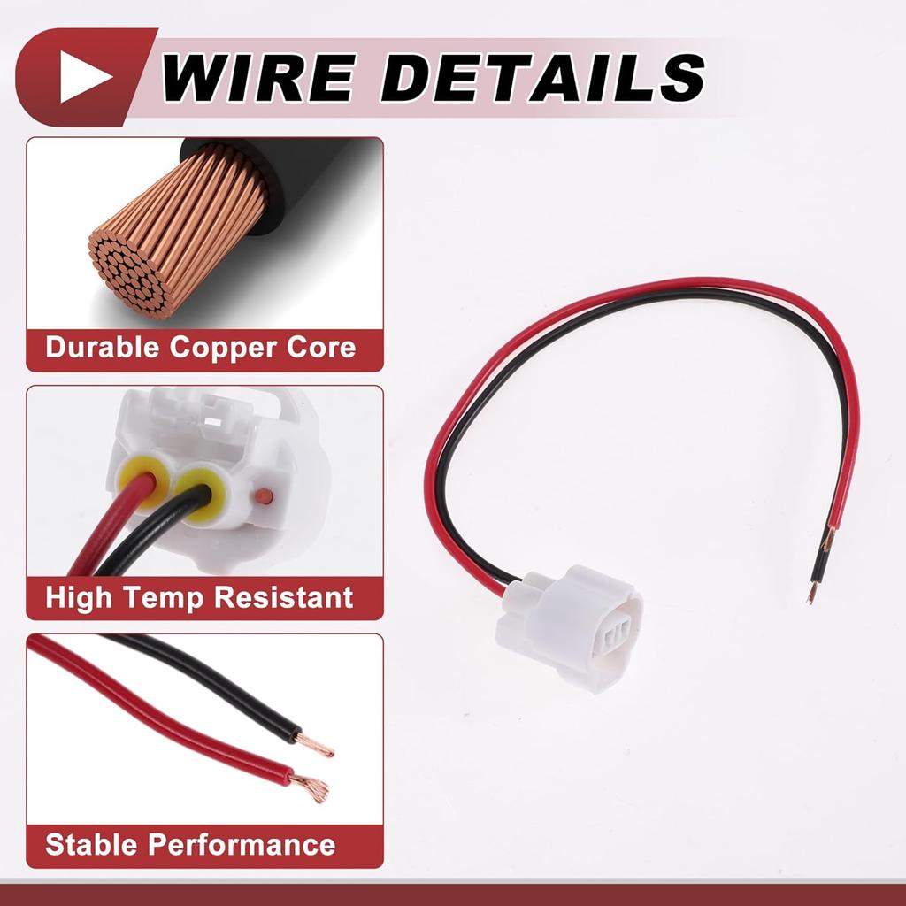 1 Set Turn Signal Light Socket Wiring for Lexus LX470 1998-2007 No.9007560004/90075-60004 Lamp Bulb Pigtail Connector Harness