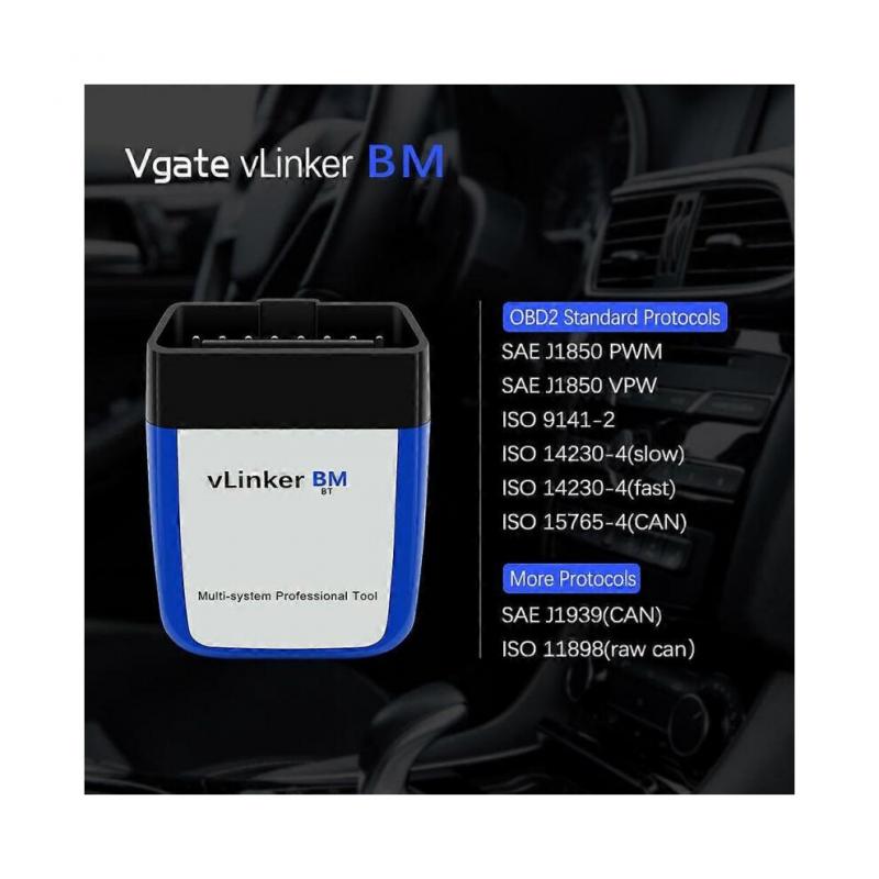 Vgate vLinker BM для BMW Bimmercode Bimmerlink Bluetooth 3.0 elm327 Автомобильный Диагностический Инструмент Авто Сканер ELM 327 OBD Сканер