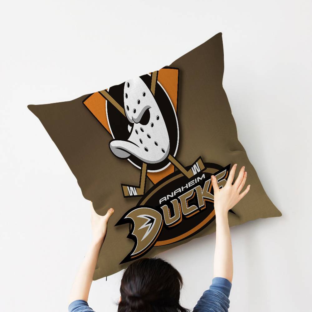 A-Anaheim D-Ducks Pillow Gift Home Office Decoration Bedroom Sofa Car Cushion Cover Case 45X45