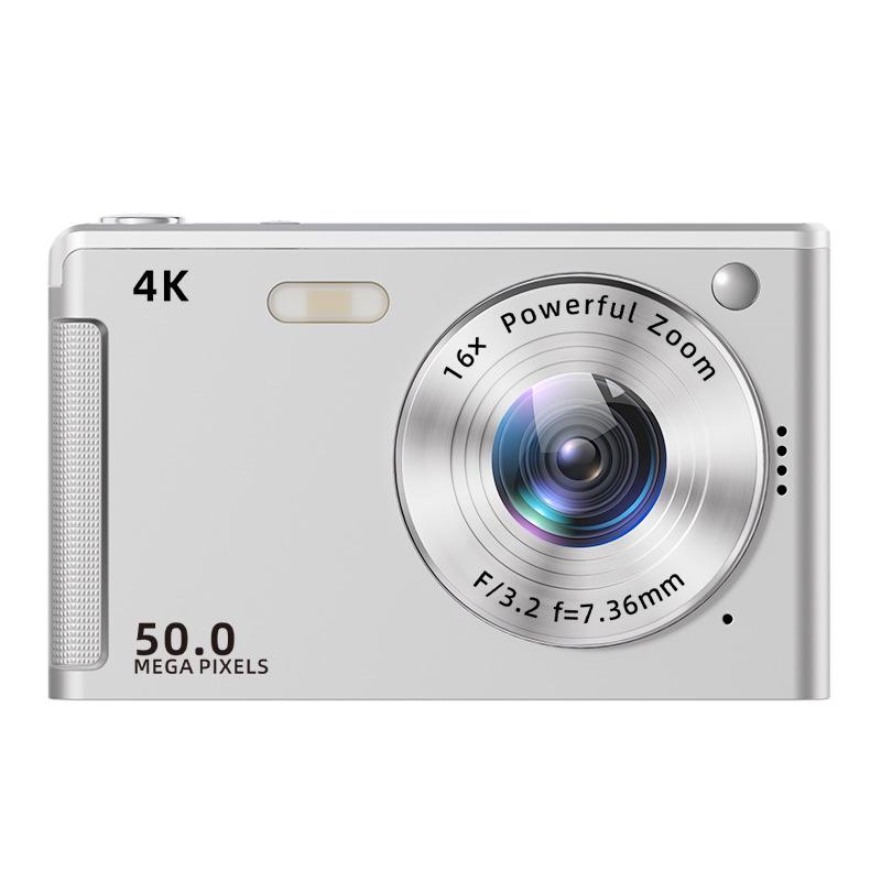 Retro 4K HD Digital Camera for Students - Portable Entry-Level Travel Cam