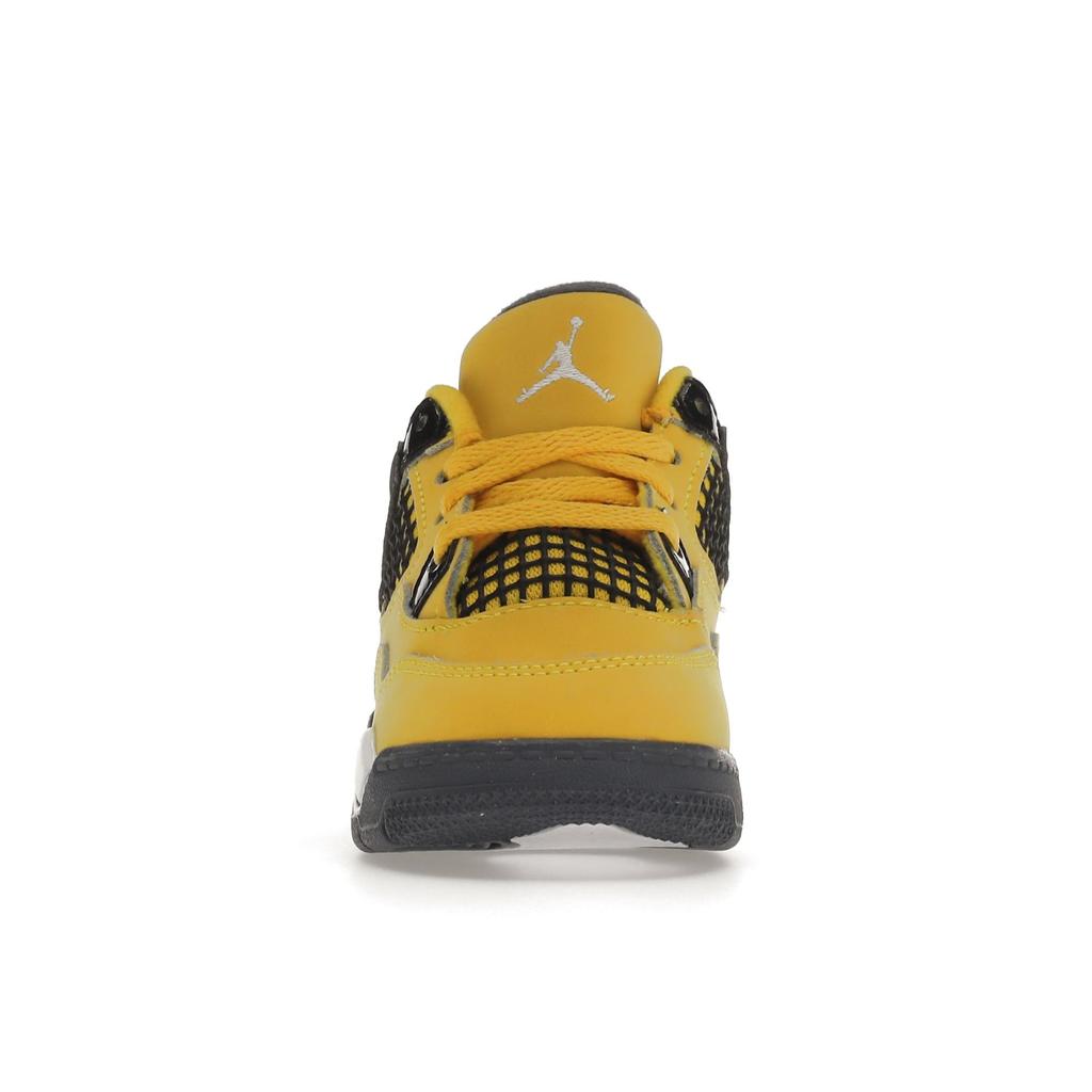 Air Jordan 4 Retro TD Lightning 2021 Baby Sneakers Yellow Tour-Yellow Multi-Color BQ7670-700