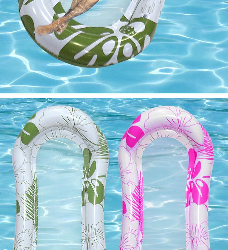 Новое надувное кресло-шезлонг для воды - Складная гамак-плот для взрослых, Утолщенная надувная кровать и плавательный круг.