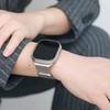 Миланский ремешок для Apple Watch 46 мм 42 мм 45 мм 44 мм 49 мм Магнитный ремешок из нержавеющей стали Ремешки для Iwatch Серии 11 10 9 8 SE 3 Ultra 2