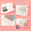 Set of12GlitterGelPens-SparklyJournaling &ColoringMarkersthe PerfectGift forChristmas & Halloween for DrawingPainting and More!