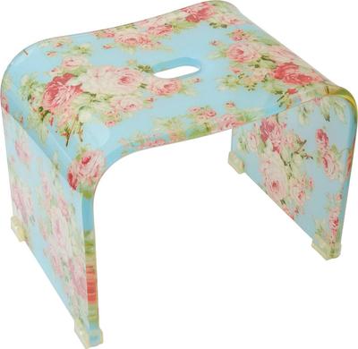 Стул для ванной Royal Arden, Акрил, Цветочная роза, Капри-роза, Синий, 34 x 24 x 25,5 см, 58670