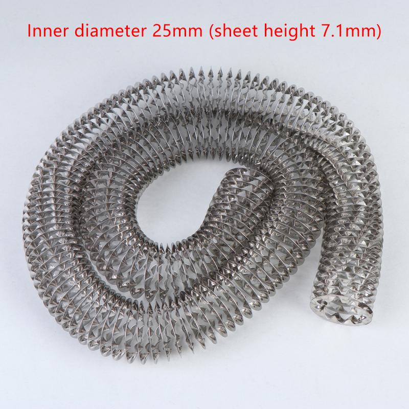 1 PCS Stainless Steel Spiral Hollow Fin For Heating Cooling Tube Special Fin Drying Radiator Accessories