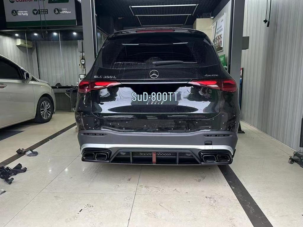 Совместимый задний диффузор для моделей Mercedes-Benz GLC SUV/Coupe 2024 года, включая GLC63s X254/C254.