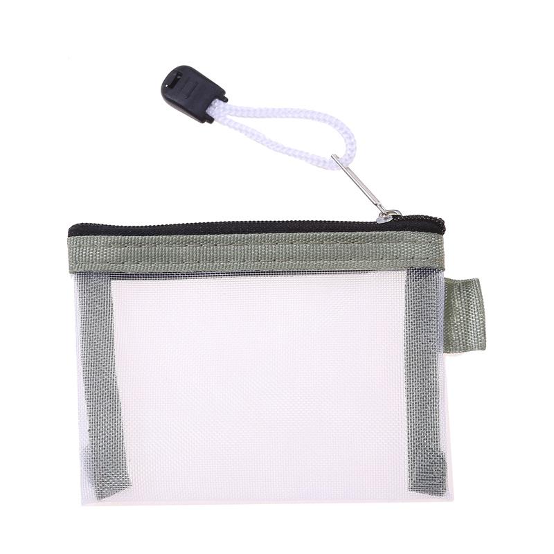 Маленький нейлоновый сетчатый кошелек для монет, сумка для ключей, губной помады, бизнес-держатель для хранения кредитных карт, сумка для денег, наушников, сумка для передачи данных
